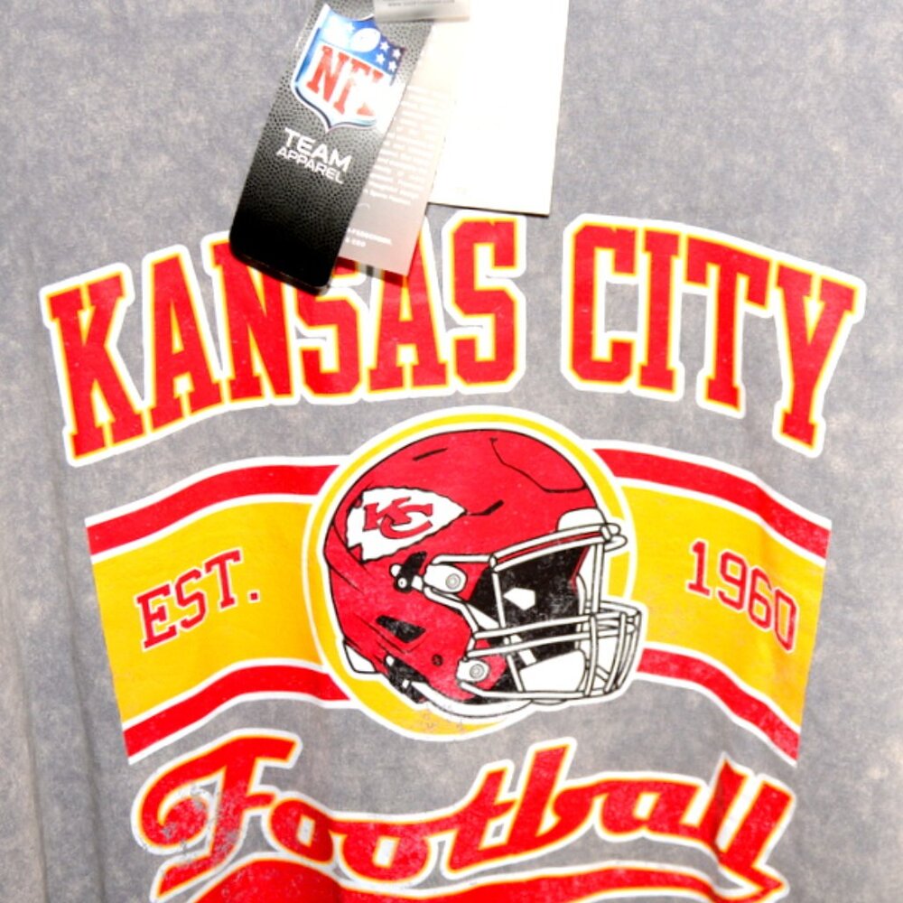 Gameday Couture NFL Kansas City Chiefs Football Gray L/S T-Shirt – Size: XXL - Picture 4 of 4